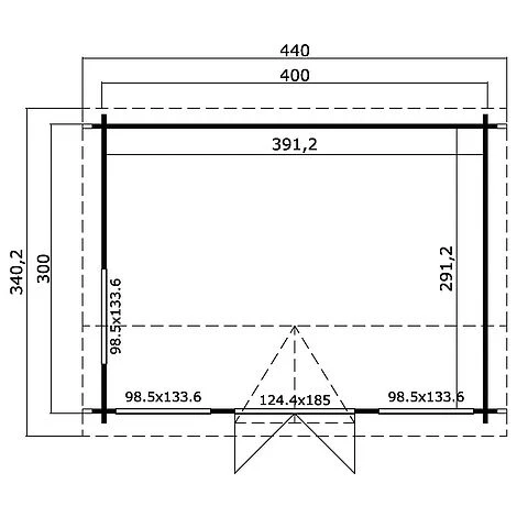 Muskham 2 Summerhouse 3m X 4m 5 Muskham 2 Summerhouse 3m X 4m - Image 3