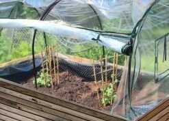 Idooka Polytunnel And Pop Up Greenhouse Cold Frame - Hoops Grow Tunnel -Plants Sales Store Planter