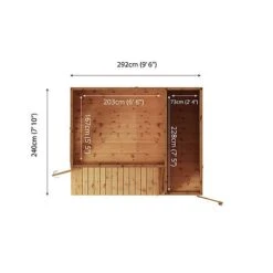 Waltons 10 X 8 Wooden Shiplap Tongue And Groove Contemporary Summerhouse With Side Shed 25 Waltons 10 X 8 Wooden Shiplap Tongue And Groove Contemporary Summerhouse With Side Shed -Plants Sales Store Product Spec Drawing SI 003 001 0022 Floor20Plan