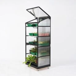 Sprout S10 - Climate Controlled Mini Greenhouse 9 Sprout S10 - Climate Controlled Mini Greenhouse -Plants Sales Store S10trolleyright