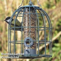 The Nuttery Squirrel-Proof Compact Seed Feeder Ocean Green