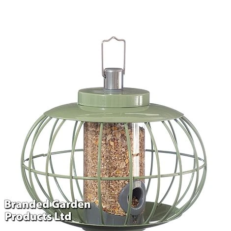 The Nuttery Squirrel-Proof Lantern Seed Feeder Celadon Green 4 The Nuttery Squirrel-Proof Lantern Seed Feeder Celadon Green - Image 2