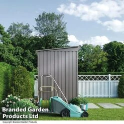 Waltons Pent Metal Shed 6.6 X 3.9ft -Plants Sales Store SHED PENTGREYA B48423