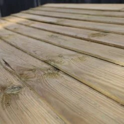 Pressure Treated 6' X 3' Log Store -Plants Sales Store SI 001 001 0104 Double Log Store 005