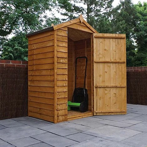 4 X 3 Waltons Overlap Apex Wooden Garden Shed 5 4 X 3 Waltons Overlap Apex Wooden Garden Shed - Image 3