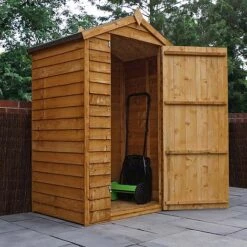 4 X 3 Waltons Overlap Apex Wooden Garden Shed 23 4 X 3 Waltons Overlap Apex Wooden Garden Shed -Plants Sales Store SI 001 001 0146202