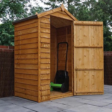 4 X 3 Waltons Overlap Apex Wooden Garden Shed 7 4 X 3 Waltons Overlap Apex Wooden Garden Shed - Image 5