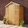 5 X 3 Waltons Overlap Apex Wooden Garden Shed 1 5 X 3 Waltons Overlap Apex Wooden Garden Shed -Plants Sales Store SI 001 001 014720Propped20Front20DC2072dpi