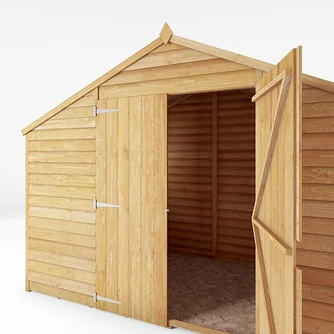 Waltons 5' X 10' Outdoor Wooden Overlap Apex Roof Garden Storage Shed Workshop 7 Waltons 5' X 10' Outdoor Wooden Overlap Apex Roof Garden Storage Shed Workshop - Image 5