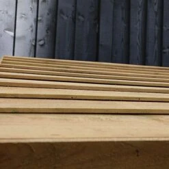 Waltons 3 X 3 Pressure Treated Single Log Storage Shed Unit -Plants Sales Store SI 001 002 0024 Single Log Store 009