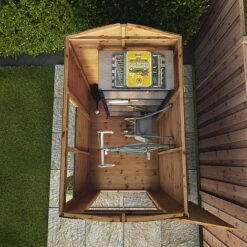 Waltons 6' X 4' Outdoor Tongue & Groove Repositionable Garden Shiplap Storage Shed 17 Waltons 6' X 4' Outdoor Tongue & Groove Repositionable Garden Shiplap Storage Shed -Plants Sales Store SI 001 003 0159 6x4 Dip Treated Shiplap Apex W5 Aerial