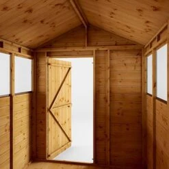 Waltons 8' X 6' Outdoor Tongue & Groove Repositionable Garden Shiplap Storage Shed 21 Waltons 8' X 6' Outdoor Tongue & Groove Repositionable Garden Shiplap Storage Shed -Plants Sales Store SI 001 003 0163 8x6 Shiplap Apex Single Door Detail005