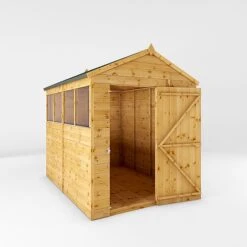 Waltons 8' X 6' Outdoor Tongue & Groove Repositionable Garden Shiplap Storage Shed 25 Waltons 8' X 6' Outdoor Tongue & Groove Repositionable Garden Shiplap Storage Shed -Plants Sales Store SI 001 003 0163 8x6 Shiplap Apex Single Door MainDO