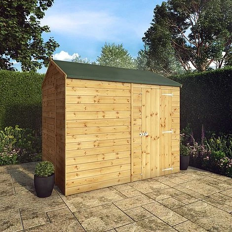 Waltons 8' X 6' Outdoor Tongue & Groove Repositionable Garden Windowless Shiplap Storage Shed 3 Waltons 8' X 6' Outdoor Tongue & Groove Repositionable Garden Windowless Shiplap Storage Shed