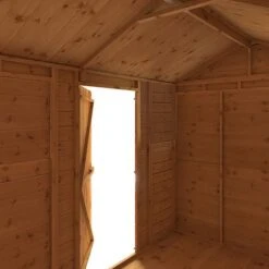 Waltons 10' X 6' Outdoor Repositionable Windowless Garden Shiplap Tongue & Groove Garden Storage Shed -Plants Sales Store SI 001 003 0165 10x6 Dip Treated Shiplap Reverse Apex Detail002