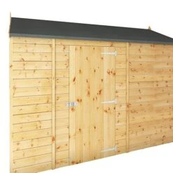 Waltons 10' X 6' Outdoor Repositionable Windowless Garden Shiplap Tongue & Groove Garden Storage Shed -Plants Sales Store SI 001 003 0165 10x6 Dip Treated Shiplap Reverse Apex Detail003