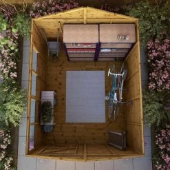 Waltons 10' X 8' Outdoor Tongue & Groove Repositionable Garden Shiplap Storage Shed 15 Waltons 10' X 8' Outdoor Tongue & Groove Repositionable Garden Shiplap Storage Shed -Plants Sales Store SI 001 003 0166 10x8 Dip Treated Shiplap Apex W3 Aerial