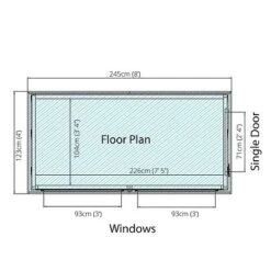 Waltons 8 X 4 Premium Shiplap Tongue And Groove Pent Roof Garden Storage Shed 25 Waltons 8 X 4 Premium Shiplap Tongue And Groove Pent Roof Garden Storage Shed -Plants Sales Store SI 001 004 0028208x420Pent20Shed20Unit20620300dpi4