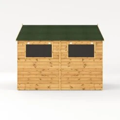 Waltons 10' X 10' Premium Shiplap Apex Roof Garden Workshop Shed 18 Waltons 10' X 10' Premium Shiplap Apex Roof Garden Workshop Shed -Plants Sales Store SI 001 004 0095 10x10 Shiplap TG Workshop Studio Left20Studio