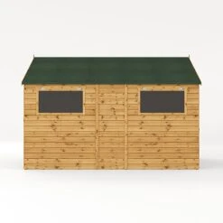 Waltons 12' X 10' Premium Shiplap Apex Workshop -Plants Sales Store SI 001 004 0096 12x10 Shiplap TG Workshop Studio Left