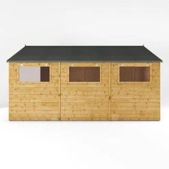 Waltons 15' X 10' Premium Shiplap Apex Workshop -Plants Sales Store SI 001 004 0098 15x10 Premium Shiplap Apex Workshop Left