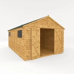 Waltons 16' X 10' Outdoor Premium Shiplap Tongue & Groove Apex Roof Garden Storage Workshop Shed 17 Waltons 16' X 10' Outdoor Premium Shiplap Tongue & Groove Apex Roof Garden Storage Workshop Shed -Plants Sales Store SI 001 004 0099 16x10 Shiplap TG Workshop Studio DO