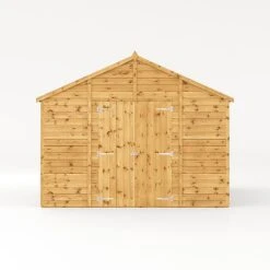 Waltons 16' X 10' Outdoor Premium Shiplap Tongue & Groove Apex Roof Garden Storage Workshop Shed 18 Waltons 16' X 10' Outdoor Premium Shiplap Tongue & Groove Apex Roof Garden Storage Workshop Shed -Plants Sales Store SI 001 004 0099 16x10 Shiplap TG Workshop Studio Front