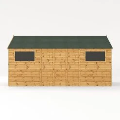 Waltons 16' X 10' Outdoor Premium Shiplap Tongue & Groove Apex Roof Garden Storage Workshop Shed 19 Waltons 16' X 10' Outdoor Premium Shiplap Tongue & Groove Apex Roof Garden Storage Workshop Shed -Plants Sales Store SI 001 004 0099 16x10 Shiplap TG Workshop Studio Left