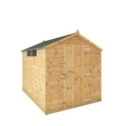 Waltons 8' X 6' Outdoor Shiplap Tongue & Groove Apex Roof Garden Security Storage Shed -Plants Sales Store SI 001 004 0117 8x6 Security Shed MainDC
