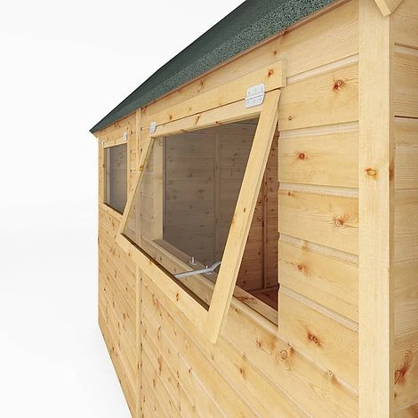 Waltons 10' X 8' Premium Shiplap Tongue And Groove Dutch Barn Garden Workshop Storage Shed 8 Waltons 10' X 8' Premium Shiplap Tongue And Groove Dutch Barn Garden Workshop Storage Shed - Image 6