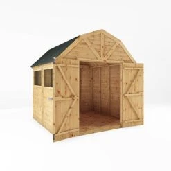 Waltons 8 X 8 Premium Outdoor Shiplap T&G Dutch Barn Garden Storage Workshop Shed 23 Waltons 8 X 8 Premium Outdoor Shiplap T&G Dutch Barn Garden Storage Workshop Shed -Plants Sales Store SI 001 004 0121 8x8 DT Premium Shiplap Dutch Barn DD MainDO