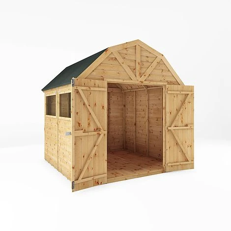 Waltons 8 X 8 Premium Outdoor Shiplap T&G Dutch Barn Garden Storage Workshop Shed 11 Waltons 8 X 8 Premium Outdoor Shiplap T&G Dutch Barn Garden Storage Workshop Shed - Image 9