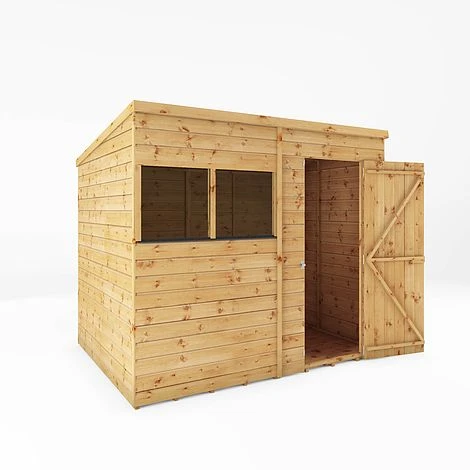 Waltons 8' X 6' Outdoor Tongue & Groove Pent Roof Modular Repositionable Shiplap Garden Storage Shed 11 Waltons 8' X 6' Outdoor Tongue & Groove Pent Roof Modular Repositionable Shiplap Garden Storage Shed - Image 9