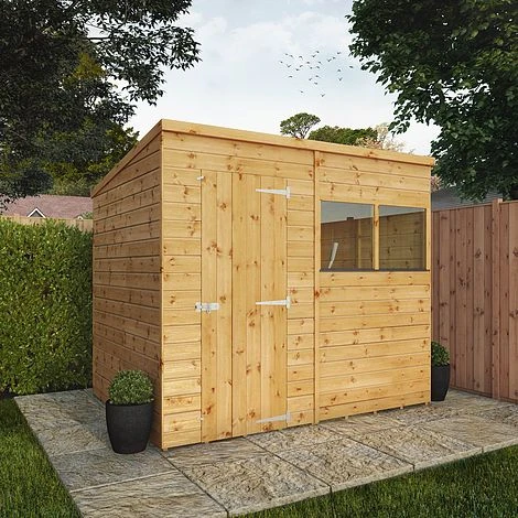Waltons 8' X 6' Outdoor Tongue & Groove Pent Roof Modular Repositionable Shiplap Garden Storage Shed 3 Waltons 8' X 6' Outdoor Tongue & Groove Pent Roof Modular Repositionable Shiplap Garden Storage Shed