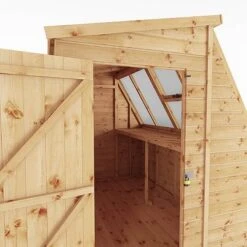 Waltons 8 X 6 Shiplap Single Door Potting Shed Wooden Greenhouse 17 Waltons 8 X 6 Shiplap Single Door Potting Shed Wooden Greenhouse -Plants Sales Store SI 001 004 0126 DT 8x6 Premium Potting Shed Detail001