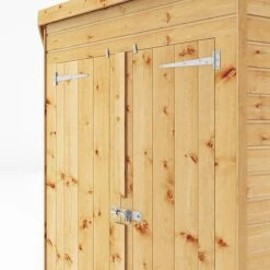 Waltons 7' X 7' Outdoor Shiplap Tongue & Groove Flat Roof Garden Corner Storage Shed 16 Waltons 7' X 7' Outdoor Shiplap Tongue & Groove Flat Roof Garden Corner Storage Shed -Plants Sales Store SI 001 004 0127 7x7 Shiplap Corner Shed Detail001