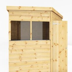 Waltons 7' X 7' Outdoor Shiplap Tongue & Groove Flat Roof Garden Corner Storage Shed 17 Waltons 7' X 7' Outdoor Shiplap Tongue & Groove Flat Roof Garden Corner Storage Shed -Plants Sales Store SI 001 004 0127 7x7 Shiplap Corner Shed Detail004