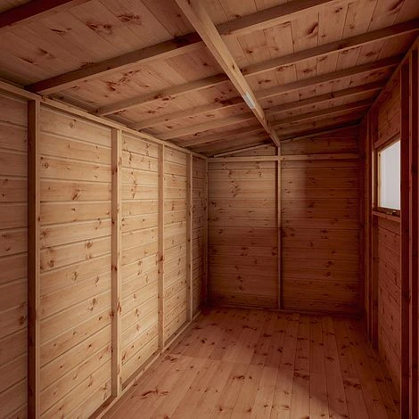 Waltons 14' X 6' Premium Shiplap Pent Roof Garden Shed 6 Waltons 14' X 6' Premium Shiplap Pent Roof Garden Shed - Image 4