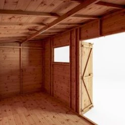 Waltons 14' X 6' Premium Shiplap Pent Roof Garden Shed 14 Waltons 14' X 6' Premium Shiplap Pent Roof Garden Shed -Plants Sales Store SI 001 004 0130 14x6 Premium Shiplap Pent Detail0021