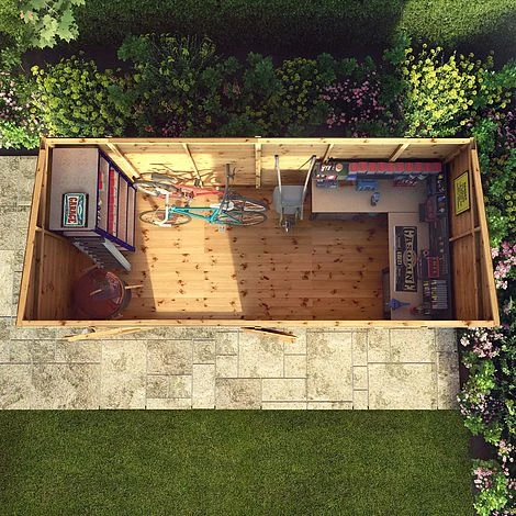 Waltons 14' X 6' Premium Shiplap Pent Roof Garden Shed 5 Waltons 14' X 6' Premium Shiplap Pent Roof Garden Shed - Image 3