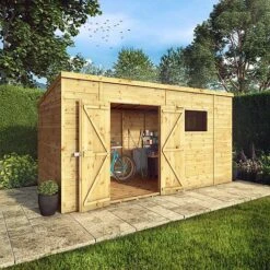 Waltons 14' X 6' Premium Shiplap Pent Roof Garden Shed