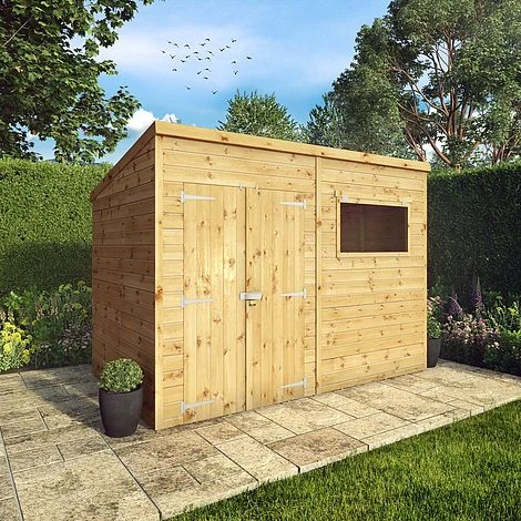 Waltons 10' X 8' Premium Shiplap Pent Roof Garden Shed 4 Waltons 10' X 8' Premium Shiplap Pent Roof Garden Shed - Image 2