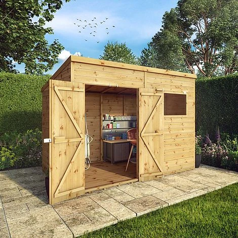 Waltons 10' X 8' Premium Shiplap Pent Roof Garden Shed 3 Waltons 10' X 8' Premium Shiplap Pent Roof Garden Shed