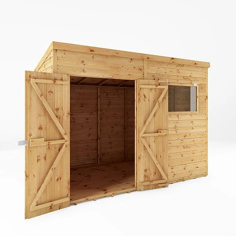 Waltons 10' X 8' Premium Shiplap Pent Roof Garden Shed 9 Waltons 10' X 8' Premium Shiplap Pent Roof Garden Shed - Image 7
