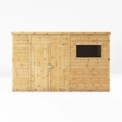 Waltons 12' X 8' Premium Shiplap Pent Roof Garden Shed 19 Waltons 12' X 8' Premium Shiplap Pent Roof Garden Shed -Plants Sales Store SI 001 004 0132 12x8 Premium Shiplap Pent Front