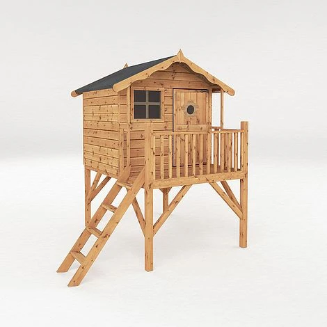 Waltons 5' X 5' Children's Tulip Playhouse With Tower & Slide 8 Waltons 5' X 5' Children's Tulip Playhouse With Tower & Slide - Image 6