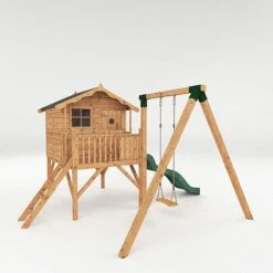 Waltons 5' X 5' Children's Tulip Playhouse With Tower & Activity Set -Plants Sales Store SI 002 001 0008 Tulip Playhouse Tower and Slide Activity Studio
