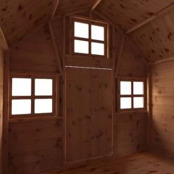 Waltons 6 X 6 Honeypot Dutch Barn Wooden Shiplap Tongue And Groove Garden Playhouse -Plants Sales Store SI 002 001 0009 Dutch Barn Playhouse Detail003