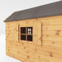 Waltons 6 X 6 Honeypot Dutch Barn Wooden Shiplap Tongue And Groove Garden Playhouse -Plants Sales Store SI 002 001 0009 Dutch Barn Playhouse Detail004