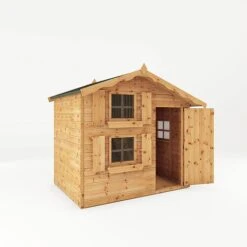 Waltons 7 X 5 Honeypot Snowdrop Apex Wooden Garden Playhouse With Loft 20 Waltons 7 X 5 Honeypot Snowdrop Apex Wooden Garden Playhouse With Loft -Plants Sales Store SI 002 001 0015 Double Story Snowdrop Playhouse MainDO